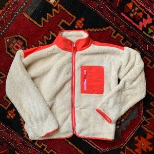 J. Crew Sherpa Jacket Size S 🧡